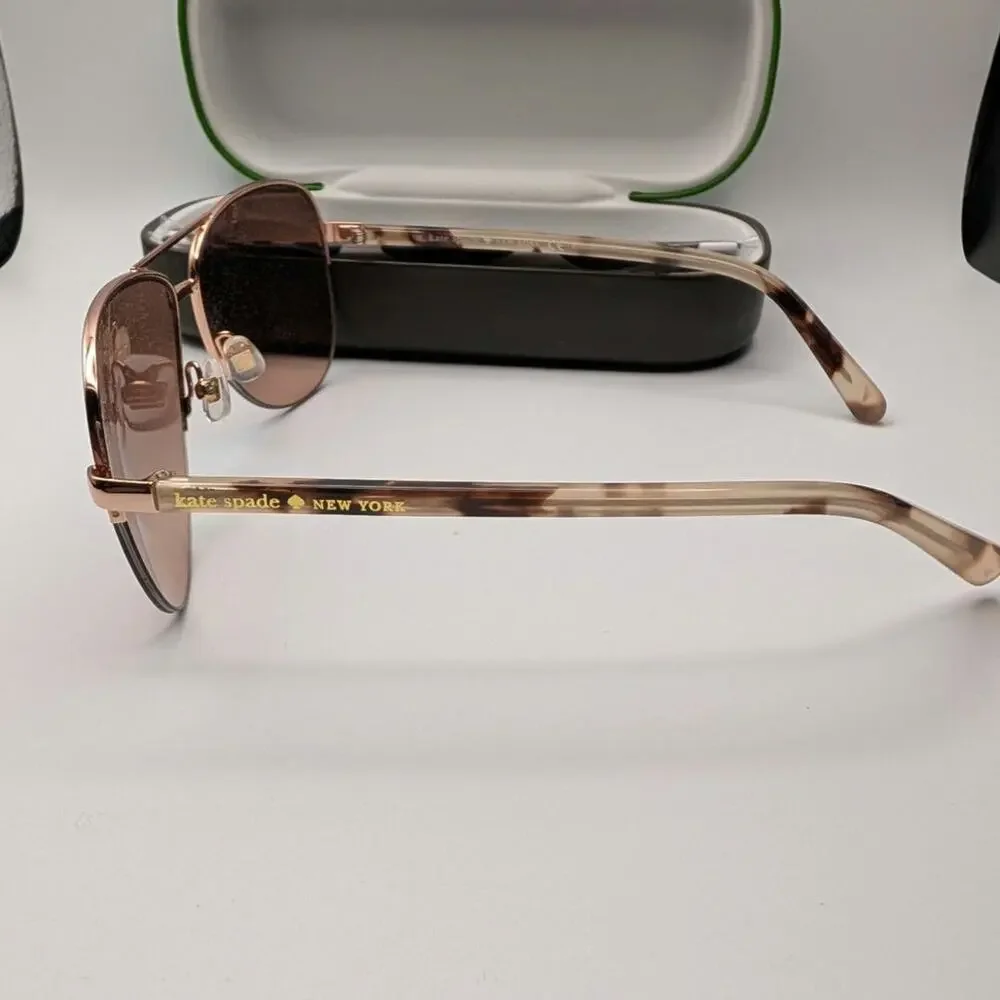 Kate Spade Bethann Sunglasses Rose gold Tortoiseshell